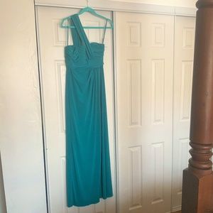 Amsale teal gown NEW